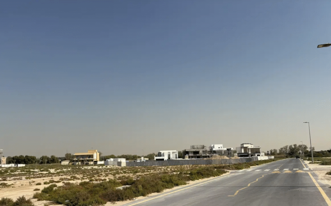 Villa plot for sale | Nad Al Sheba gardens | Permit to build 2 Villas